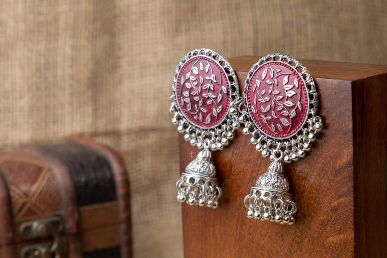 Leafy Jhumkas