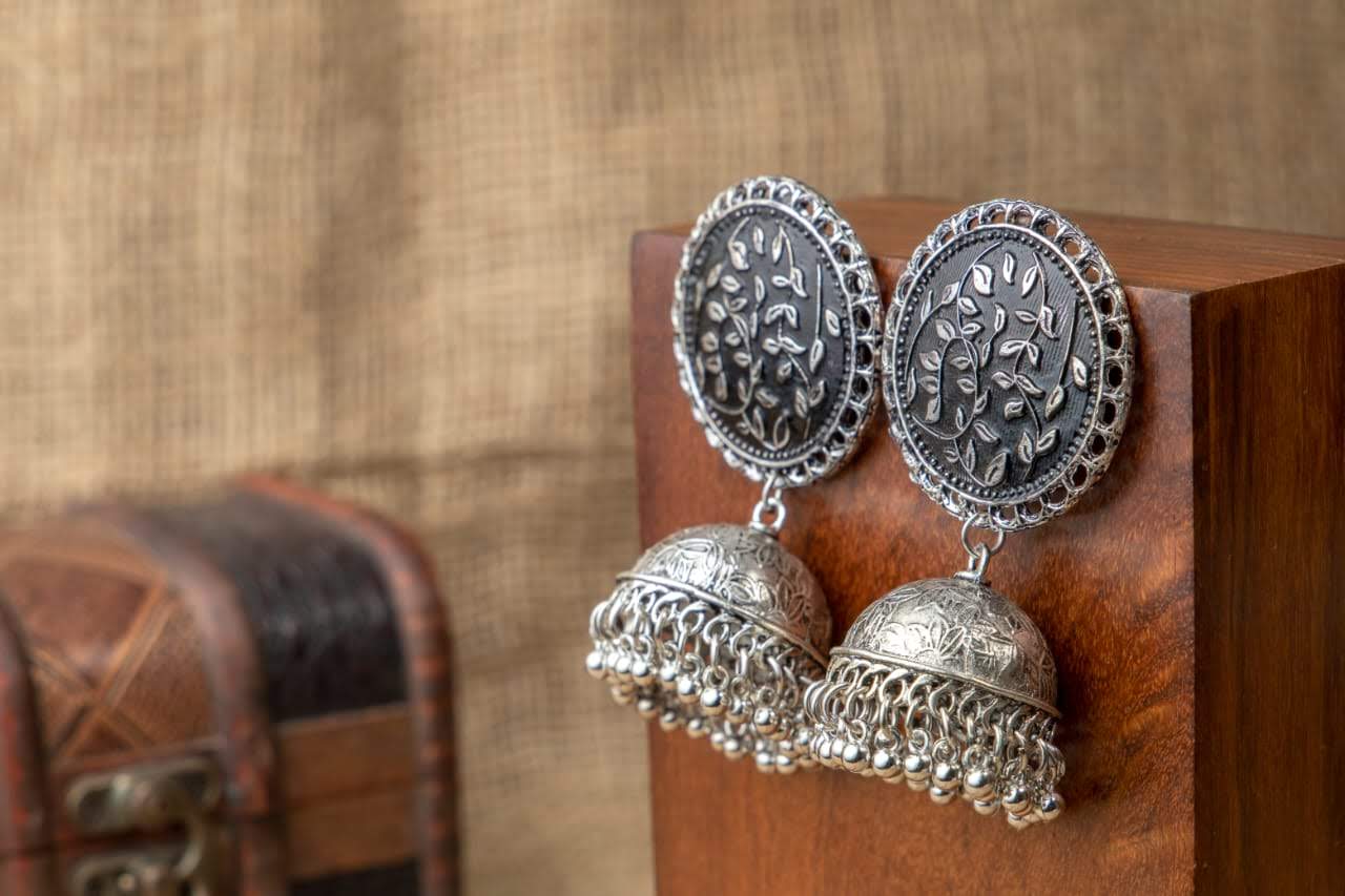 Leafy Jhumkas
