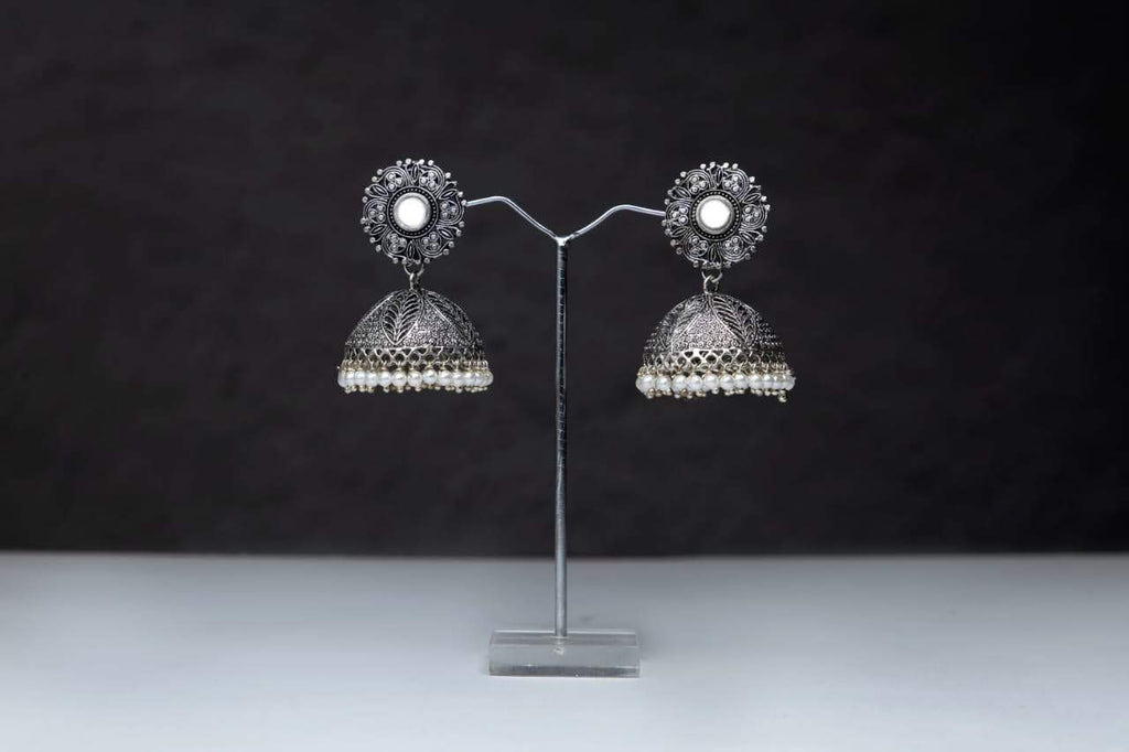 Mirror Jhumkas