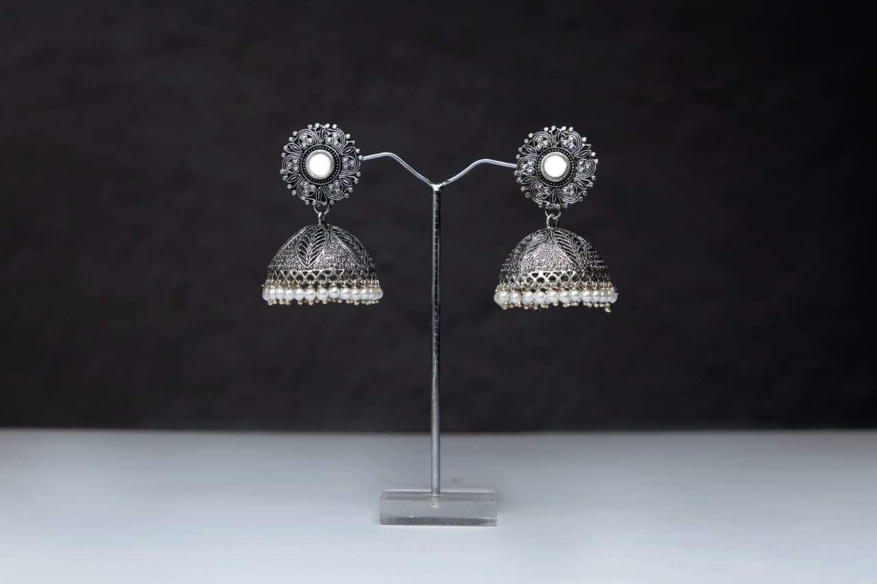 Mirror Jhumkas