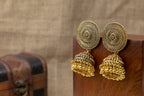 Mandala Golden Jhumkas